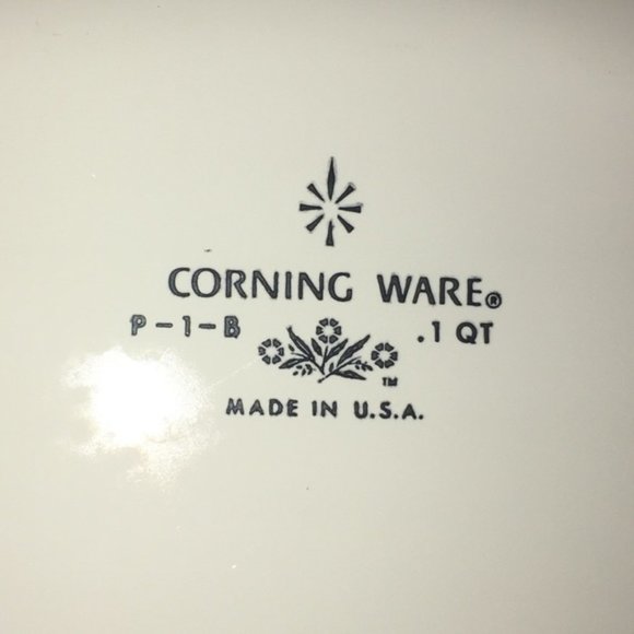 Corning Ware Classic Blue Cornflower (Collectible Rare Edition) 1 Quart VINTAGE - Picture 7 of 9